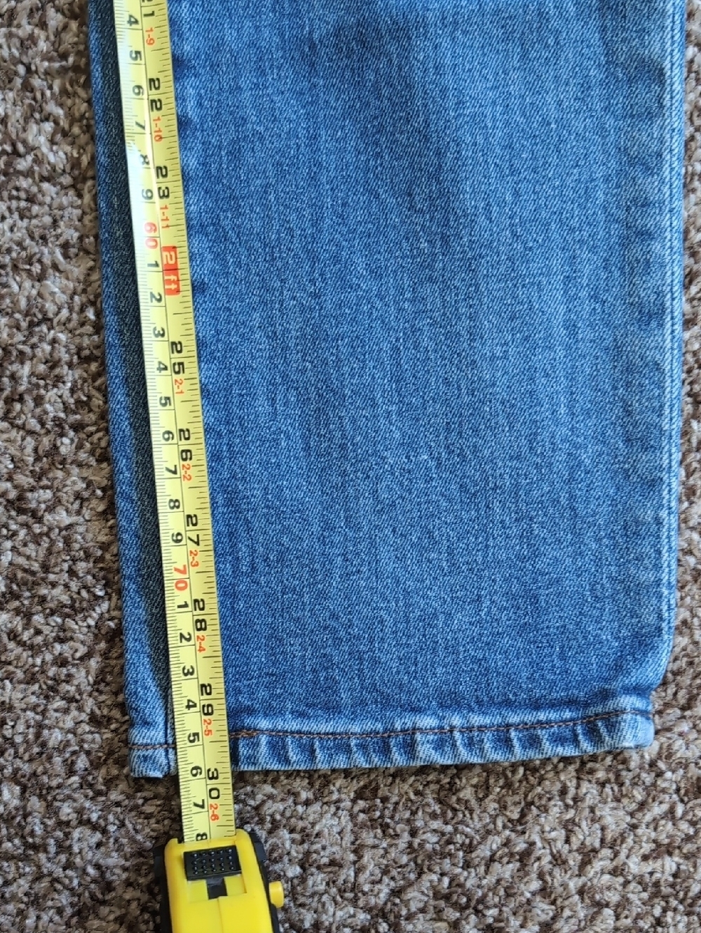 Madewell Slim Mid Rise Boy Jean Roomy Size 27 - Picture 6 of 13